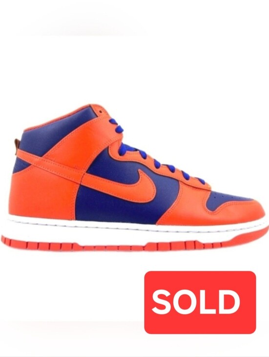 Nike Other - Nike Dunk High New York Knicks Orange/Royal Blue Men Size 10.5 DD1399-800